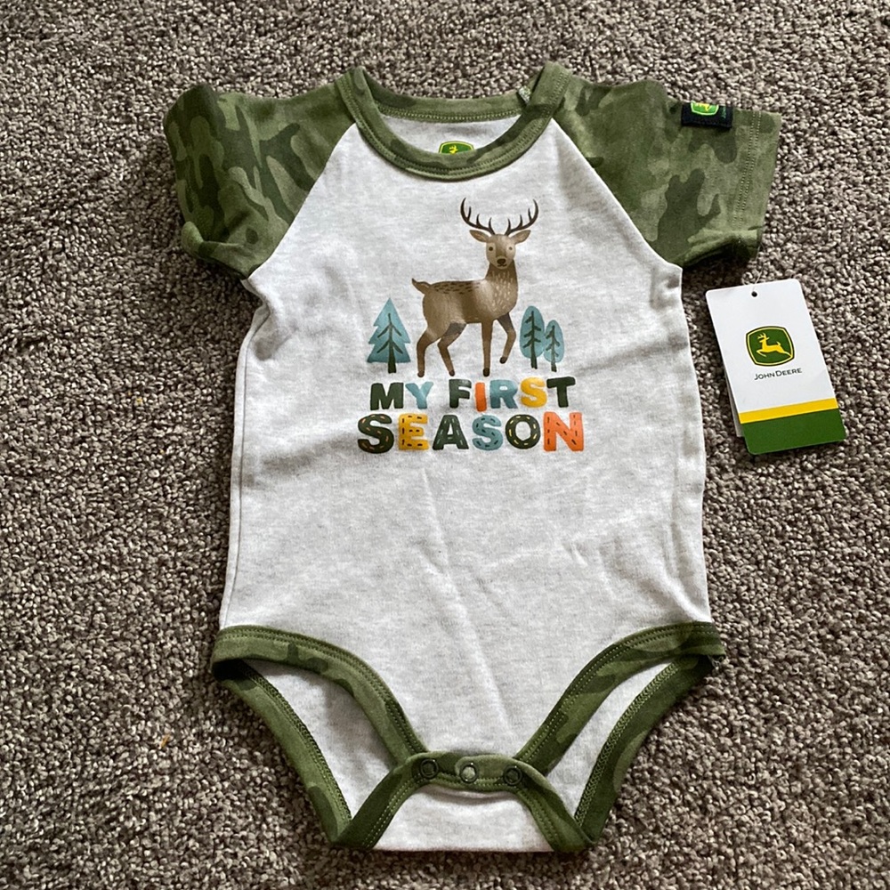 John Deere onesie